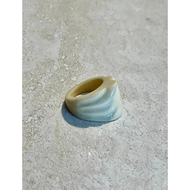 Vintage Boho Ivory Ring For Sale - Image 12 of 12