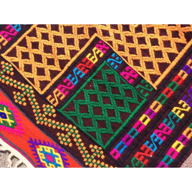 Vintage Turkish Kilim Rug - 40.5" X 57" For Sale In Raleigh - Image 6 of 10