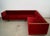 Vintage 1960's Mid Century Modern sectional couch for sale. It's a two-piece sectional that has a solid walnut platform...