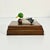 This walnut wooden playing card storage box is accented with a hand-painted Mallard Duck. The painted duck is a nice...