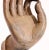 Large Cast Bronze Buddha Hand Sculpture on Stand For Sale - Image 4 of 13