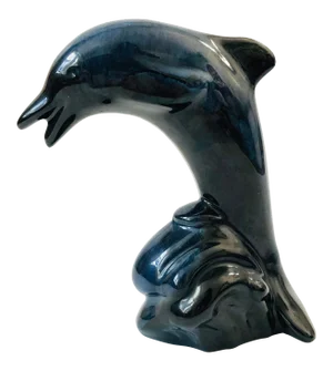 Vintage Blue Mountain Pottery Dolphin