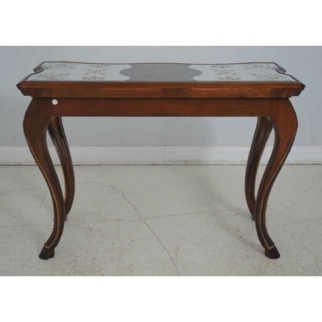 Jonathan Charles Stunning Eglomise Top Console Table For Sale - Image 11 of 12
