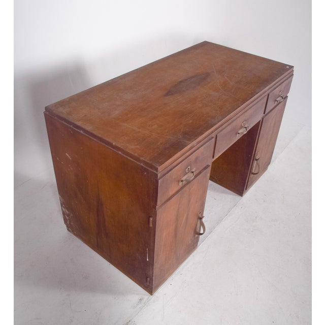 Mid-Century Portuguese Desk, 1950s For Sale - Image 14 of 15