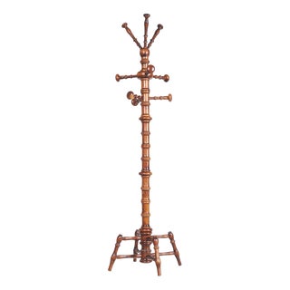 Czech Biedermeier Beech Coat Hanger, 1890s For Sale