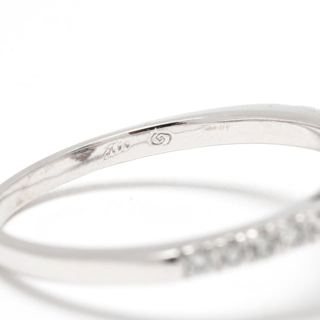 1.6ctw Diamond & Sapphire Cocktail Ring, 14k White Gold, Ring Size 6.75 For Sale In Greensboro - Image 6 of 7