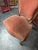 Louis XV Style Living Room Set in Carved Walnut with Orange Velvet Upholstery, Set of 7 For Sale - Image 4 of 13