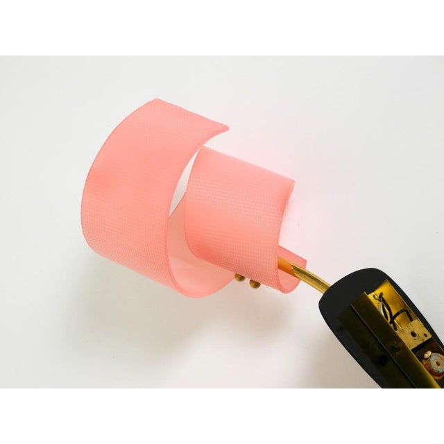 Mid-Century Modern Wall Lamps with Pink Acrylic Glass Shades, 1950s, Set of 2 For Sale - Image 12 of 18