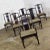 Gorgeous set of six Chin Hua dining chairs 4 side and 2 armchairs by Raymond K. Sobota for Century Furniture. Comprised of...