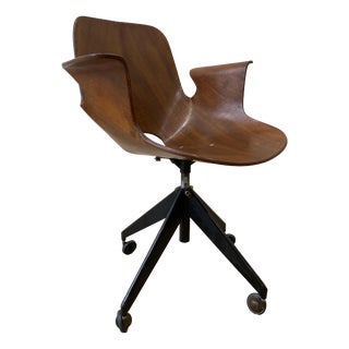 Medea Office Chair by Vittorio Nobili for Fratelli Tagliabue, Italy, 1950s For Sale