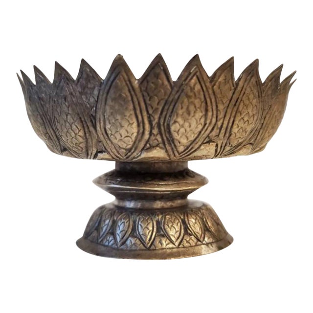 19th Century Solid Silver Niello Bowl For Sale