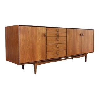1960s Mid Century Modern Teak Credenza Sideboard by lb Kofod Larsen for G Plan For Sale