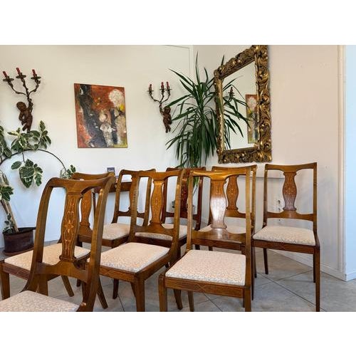 Baroque Armchairs, 1920s, Set of 8 For Sale - Image 3 of 10