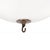 Stävie Ceiling Lamp in Oxide Brass and Matte White Glass For Sale - Image 4 of 5