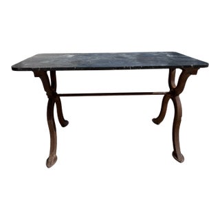 Mid 19th Century French Cast Iron Work Table For Sale