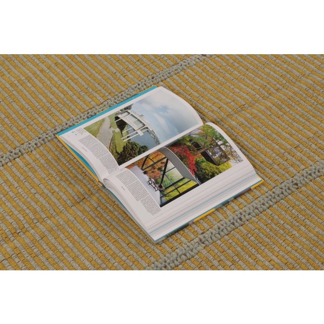 Textile Rug & Kilim Contemporary Rez Kilim Flatweave Rug With Gold & Gray Striped Design For Sale - Image 7 of 10