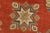 Kazak Rug 8’5” X 10’1” Red Wool Tribal Hand-Knotted Oriental Carpet For Sale - Image 4 of 15