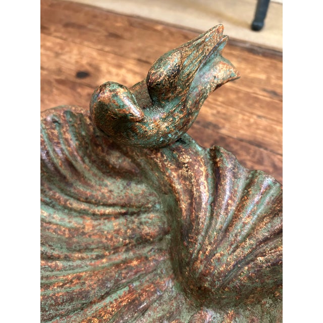 2000 - 2009 Verigris Garden Birdbath Ornament For Sale - Image 5 of 15