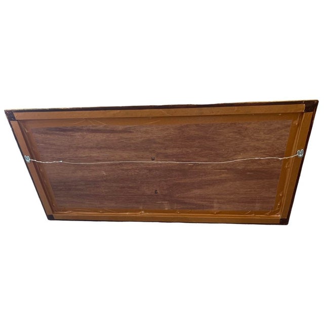 Vintage Gilded Framed Collage of Metal Medallion and Intaglio's Souvenir of Grand Tour on Fortuny Fabric For Sale - Image 9 of 9