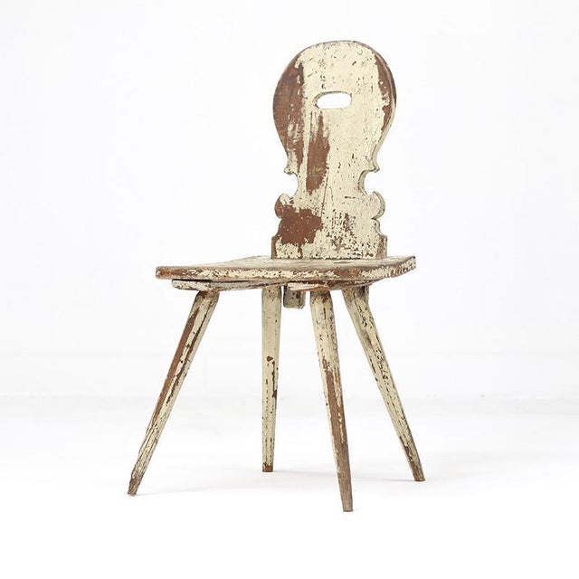 Primitive Folk Art Wabi Sabi Mountain Chair For Sale - Image 10 of 10
