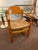Hank Loewenstein Padova chair in original finish with rush seating Remains in good condition with slight wear from age...