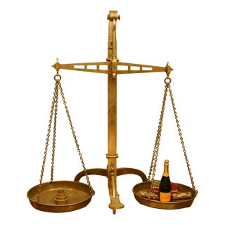 Brass Balance Scales from W. & T. Avery, Birmingham, 1880 For Sale