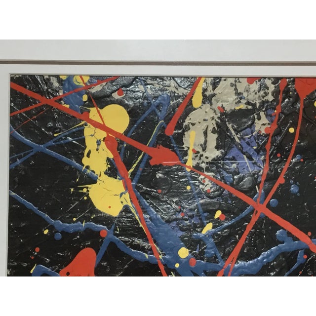 Abstract Acrylic on Canvas Painting For Sale - Image 10 of 13