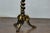 English Ebonized Barley Twist Pedestal Table with Zebra Hide and Gilt Detailing For Sale In Atlanta - Image 6 of 12