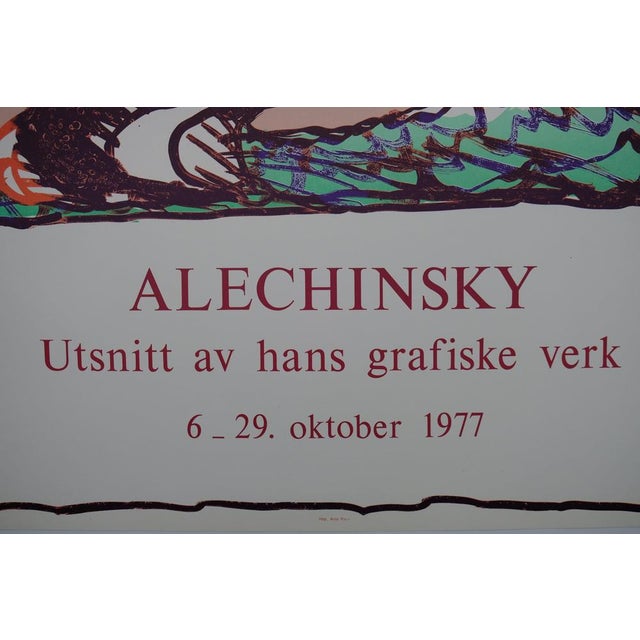 Pierre Alechinsky, Expo 1977, Lithograph For Sale - Image 7 of 9