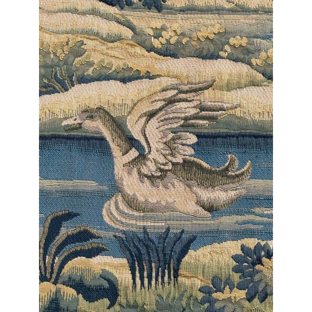 Mid-Century French Jacquard Halluin Tapestry in the style of Aubusson, 1960s For Sale - Image 8 of 18