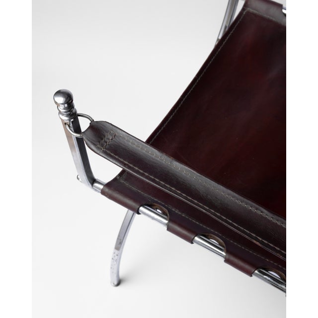 1960s Savonarola Armchair from Maison Jansen, 1960s For Sale - Image 5 of 14