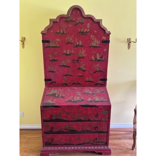 1990s Baker Furniture - Secretary Desk - McMillen Collection - Pattern 1593 For Sale - Image 5 of 8