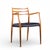 Niels Moller Niels Moller Model 62 Mid Century Danish Teak Captains Chairs - Pair For Sale - Image 4 of 13