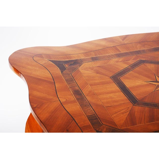 Small Classicism Cherry Table, Czechia, 1780s For Sale - Image 6 of 9