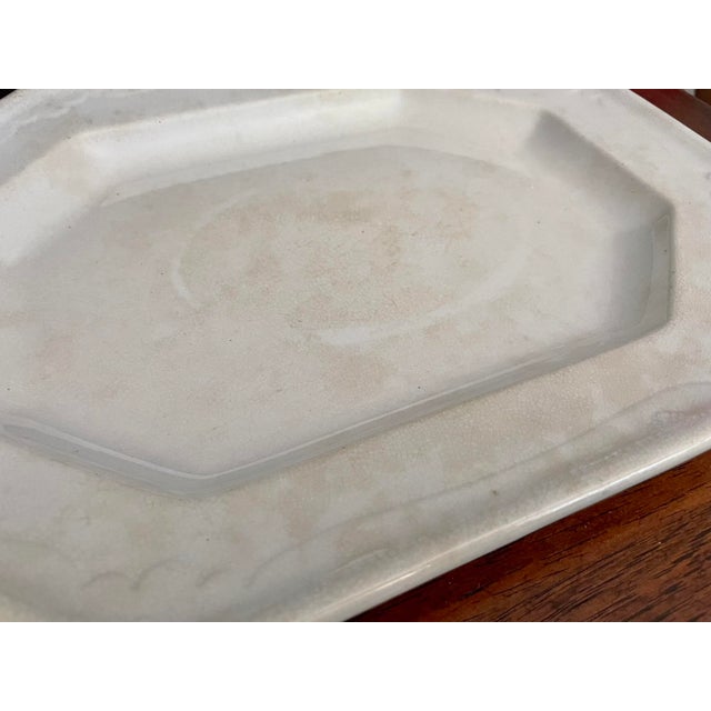 Ceramic Antique T&r Boote Ironstone Platter – Large Octagonal English Farmhouse Decor – 1800s For Sale - Image 7 of 10