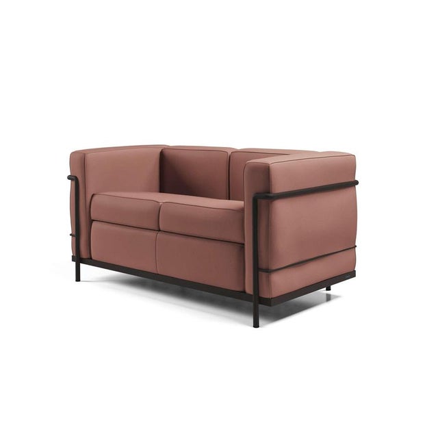 Not Yet Made - Made To Order Grand Confort Small Model Two Seater Armchair from Le Corbusier For Sale - Image 5 of 11