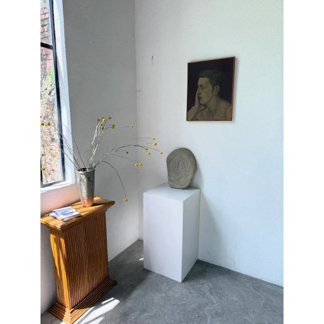 Stone Sculpture Face, 1950 For Sale - Image 6 of 18