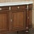 Mid 20th Century Grand French Louis XVI Mahogany Round-Sided Buffet With Carrara Marble For Sale - Image 10 of 18