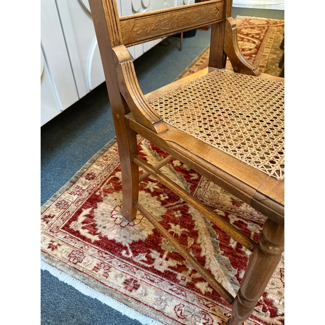 Victorian Ladderback Dining Chairs, Set of Four For Sale - Image 13 of 14