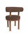 Moca Chair in Tricot Brown Fabric and Smoked Oak by Studio Rig for Collector For Sale - Image 4 of 6