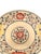 Set of 3 Bat Trang Vietnamese Ceramic Multipurpose Bowls Hand Painted in Red Yellow and Blue Floral Motifs For Sale - Image 4 of 9
