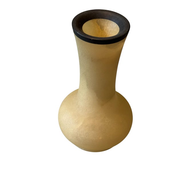 Mid Century Italian Golden Alabaster Box and Vase Set For Sale - Image 10 of 18