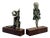 Art Deco Commedia dell'Arte Bookends, 1920s, Set of 2 For Sale