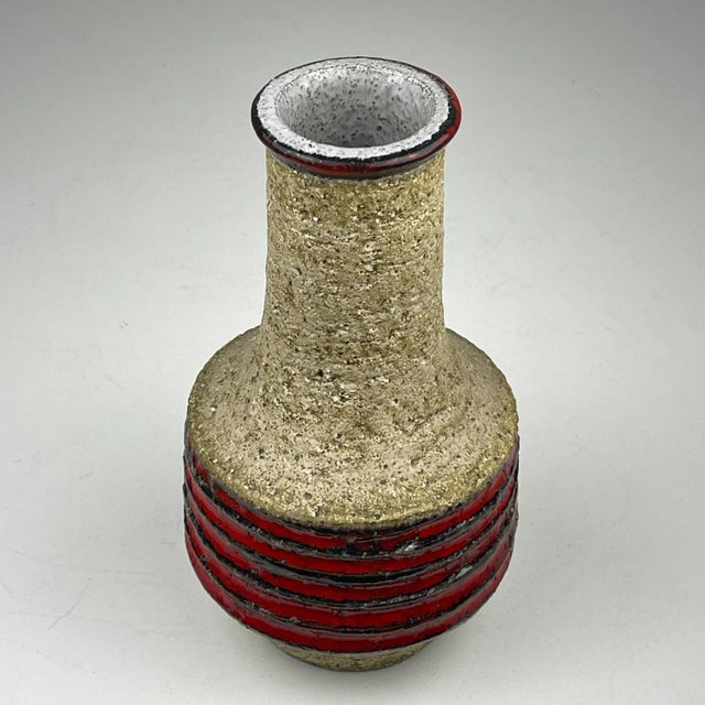 Ceramic Vintage Italian Ceramic Vase, 1970s For Sale - Image 7 of 11