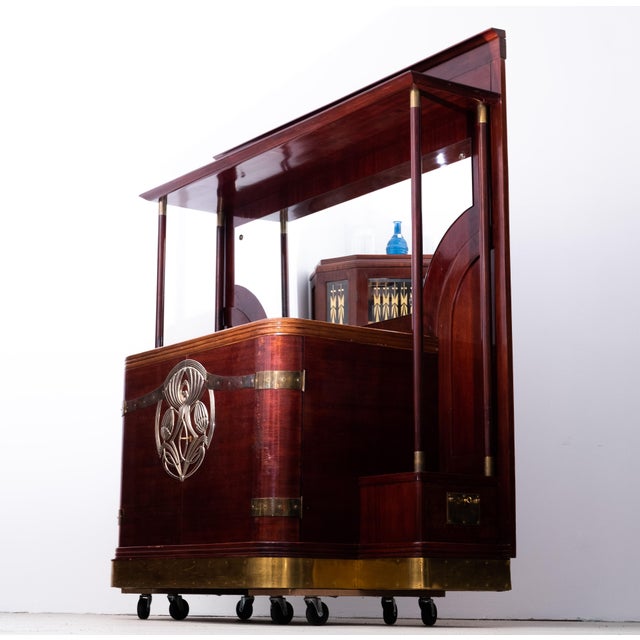 Art Nouveau Mahogany Buffet, 1905 For Sale - Image 10 of 18