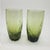 Avocado 1960s Anchor Hocking Drinking Glasses in Central Park Ivy Green Swirl Pattern - Set of 4 For Sale - Image 8 of 9