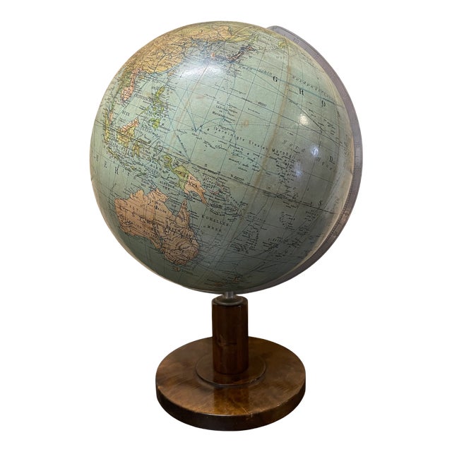 Vintage German Table Globe, 1950s For Sale