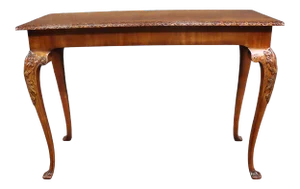 Wellington Hall Georgian Carved Mahogany Console Table
