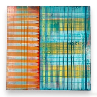 Paul Aho, Large Modernist Painting Contemporary Abstract Art Paul Aho, Palm Beach, Florida, 2004 For Sale