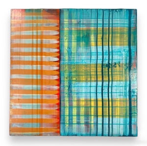 Paul Aho, Large Modernist Painting Contemporary Abstract Art Paul Aho, Palm Beach, Florida, 2004